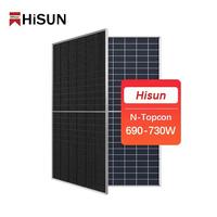 Panneaux solaires bifaciaux Topcon N-Type 720W à prix d'usine, kit 690W 700W 730W 750W, panneaux photovoltaïques, OEM accepté