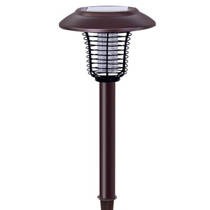 Lampe Solaire Anti-Moustiques en Acier Inoxydable, Répulsif d'Insectes Extérieur, Étanche IP65, Lampe Attractrice d'Insectes pour - Product Image 1
