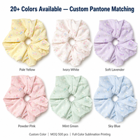 Cadeaux promotionnels personnalisés Articles artisanaux Usine source Chiffons en mousseline Chouchous pour cheveux Bonne élasticité - MOQ500