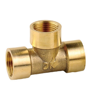Dk Brass Copper Tee Fitting Internal Thread For Water Plumbing Rigid Type - Product Image 5