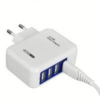 Adaptateur USB universel portable intelligent à 4 ports 5V 3.1A pour la maison et les téléphones