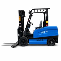 Chariot élévateur électrique de 2 tonnes pour la manutention des palettes, le transport en entrepôt, le déplacement efficace des matériaux en intérieur