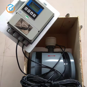 Débitmètre magnétique numérique à impulsion de type split à prix préférentiel RS485 MODBUS HART pour eaux usées - Product Image 3