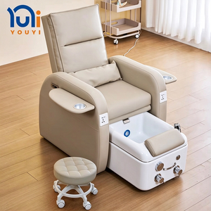 Fauteuil de pédicure OEM inclinable en cuir PU <span class=keywords><strong>avec</strong></span> bassin pour les pieds, couleur personnalisée, <span class=keywords><strong>mobilier</strong></span> de salon de manucure et <span class=keywords><strong>spa</strong></span> - Product Image 3