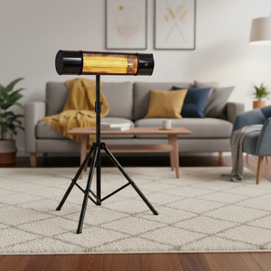 Chauffage infrarouge autonome haute efficacité avec télécommande et contrôle par application, étanche IP65, 1800W, chauffage rapide, construction métallique - Product Image 5