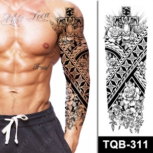 Venta al por Mayor <span class=keywords><strong>de</strong></span> Nuevos Diseños <span class=keywords><strong>de</strong></span> <span class=keywords><strong>Tatuajes</strong></span> Temporales <span class=keywords><strong>de</strong></span> Manga Completa para Hombres y <span class=keywords><strong>Mujeres</strong></span> - Product Image 6
