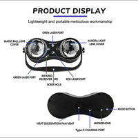 Projecteur Laser RVB Durable et Coloré 5V 12W en ABS avec Télécommande pour Clubs, Bars, Fêtes à Domicile, Discothèques, KTV et Scènes - Vente en Gros Fabricant
