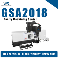 Centre d'usinage CNC industriel GSA2018, machine de fraisage à grande capacité pour la fabrication de composants métalliques de précision de grande taille