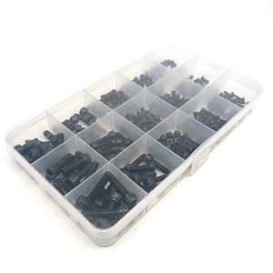 1020 piezas/caja, tornillos de cabeza plana ultrafina Phillips de acero inoxidable 304 A2-70, métricos M2 M2.5 M3 M4 M5, chapados en zinc negro - Product Image 3