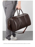 Sac de Voyage Durable Polochon Couleur Profonde Sac Cabine Pratique Sac de Week-end Élégant Sac de Voyage d'Affaires Robuste pour le Voyage