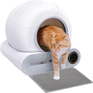 <b>Cat</b> Litter <b>Box</b> Automatic 80L Large Smart <b>Cat</b> Toilet <b>Cat</b> Litter Automatic <b>Box</b> Self-Cleaning - Product Image 1