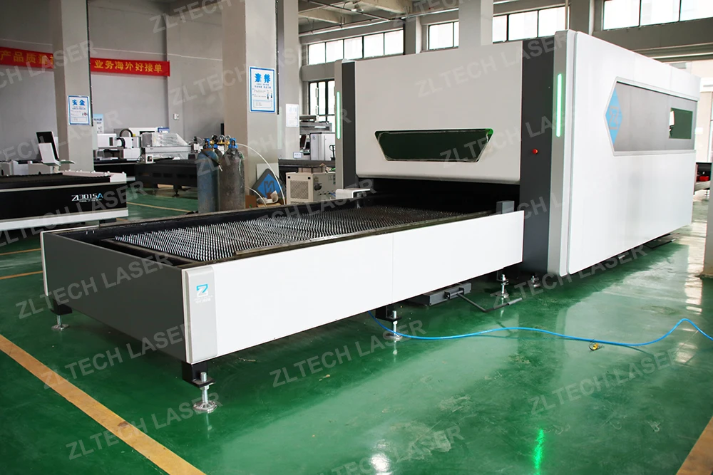 Double Bed Full Cover Sheet Metal Laser Cutter 6000x1500mm