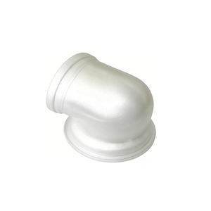 Conducto Curvo de Aluminio Fundido a Presión de Alta Precisión Personalizado para Entradas de Bombas de Vacío Industriales, Hecho en Vietnam - Product Image 1