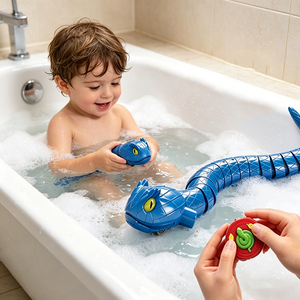 Bemay Toy Amphibious 2.4G Remote Control Snake Toy, 2-in-1 Land &amp; Water RC Viper with Detachable Segmented Body - Product Image 6