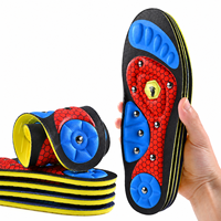 Semelles Magnétiques de Massage avec Soutien de la Voûte Plantaire et du Talon, Absorption des Chocs, Confort, Orthopédiques, Anti-Odeur, Durables pour Hommes