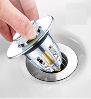 Accessoires de plomberie Big Cap Pop-up Drain pour lavabo déchets