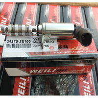 Vente en gros de soupapes de contrôle du débit d'huile moteur de voiture solénoïde de distribution VVannes 24375-2E100 243752E100 pour Kia Hyundai Auto pièces de rechange