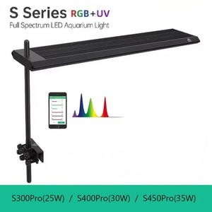 Lampe pour plantes aquatiques WEEK AQUA S Series Ver.3 S300/400/450Pro RGB+UV spectre complet Bluetooth pour aquarium d'eau douce - Product Image 1
