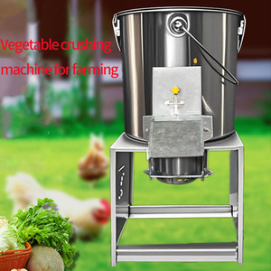 Machine à broyer les légumes en acier inoxydable, coupe-aliments pour volailles pour l'agriculture, alimentée par moteur 110V/220V - Product Image 1