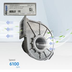 Ventilador centrífugo de refrigeración ebmpapst G3G250-MW50-01 EC 400V AC 2400W 6100RPM 4A IP20 para caldera de condensación y calefacción premezclada - Product Image 3