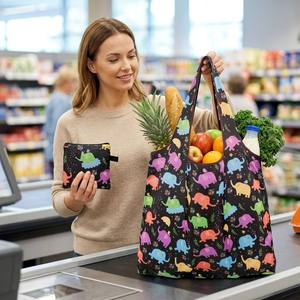 Sac fourre-tout pliable en polyester Ripstop, personnalisé avec logo, réutilisable, écologique et tendance, idéal pour les courses quotidiennes (vente en gros) - Product Image 1