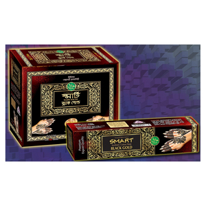 Pasta de color sintético Smart Black Gold Mehndi orgánica y segura sin químicos y de larga duración sin amoníaco de alta calidad sin toxinas - Product Image 3