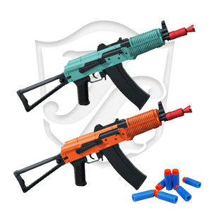 AK74U-Pistolet électrique électronique avec lanceur d'éclaboussures de balles de tir automatique GEL Ammos SÛR pour jeu en plein air d'enfants - Product Image 1