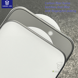Liquid Silicone <strong>Tempered</strong> <strong>Glass</strong> Carbon Fibre Shatterproof Edge 3D Protective Film for iPhone 17 Pro Max 16 15 14 Screen - Product Image 4