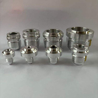 Sambungan Las Aluminium Universal AN16 dengan Ulir Jantan untuk Saluran Bahan Bakar, Minyak, Gas, dan Air