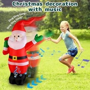 2.4GHz Télécommande Père Noël Noël Gonflable Père Noël Jouets Rechargeable Père Noël Décoration Noël <span class=keywords><strong>Marche</strong></span> Jouets - Product Image 3