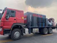 Foreuse de puits d'eau montée sur camion de 500 m, entièrement hydraulique, à moteur diesel, en promotion