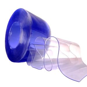 Rollo <span class=keywords><strong>de</strong></span> Tira <span class=keywords><strong>de</strong></span> Cortina <span class=keywords><strong>de</strong></span> PVC Flexible <span class=keywords><strong>para</strong></span> Ventanas y Puertas, <span class=keywords><strong>de</strong></span> Plástico Suave Transparente Amarillo Azulado <span class=keywords><strong>de</strong></span> 2 mm, con Nervaduras Lisas, al por Mayor - Product Image 5