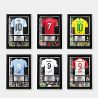 Affiches murales personnalisées de stars du football, peintures décoratives pour salon, toutes tailles disponibles