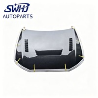 Capot avant en fibre de carbone pour Audi A4 S4 RS4 B8 berline 2008-2012, avec vis de fixation