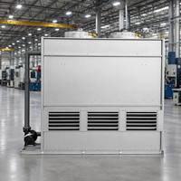 Tour de refroidissement industrielle à circuit fermé en acier galvanisé avec double ventilateur et moteur à faible entretien pour le refroidissement CVC