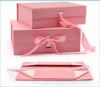 Offre Spéciale : Boîte Cadeau Pliable Personnalisée en Carton Recyclable avec Logo Estampé à Chaud et Fermeture Magnétique, Emballage Rigide en Papier pour Entreprise avec Éponge