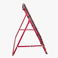 But de football pliable en acier allié écologique, style classique, rebondisseur 96x96cm, pour extérieur, vente en gros usine