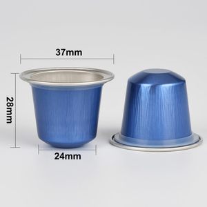 100 Cápsulas de Aluminio Desechables y Reutilizables para Café, Cápsulas para Espresso con Tapas Adhesivas y Sellos - Product Image 2