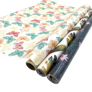 Printed Wrapping <strong>Paper</strong> for Daily Gift Wrap <strong>Spring</strong> Flower Pattern 70X200CM, Packing <strong>Paper</strong> - Product Image 1
