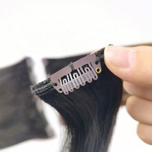 Extensions de cheveux humains à clips ISWEET 100% vierges de qualité supérieure, extra épaisses, vague d'eau, une seule pièce, 26 pouces - Product Image 5