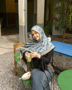 Readr to Shio Pashmina para invierno chal largo mujer bufanda Chevron Pashmina bufanda Pavo Real - Product Image 3