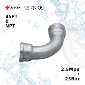 Jianzhi Geyser Gi Pipe Plug -bend 1/2 y Fabricante de Accesorios de Tubería Roscados de Hierro Maleable Galvanizado - Product Image 3