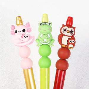New Silicone Cartoon 3D Beads Cute Animal Mom 3D Beaded Jewelry DIY Accessories Bulk Pack - Product Image 4