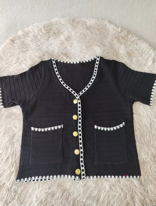 Tops Versátiles OuYaan 2026 para Mujer, Ropa Casual Popular, Camiseta de Punto de Manga Corta - Product Image 4