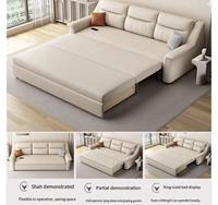 Sofá Cama Extraíble Moderno, Elegante y que Ahorra Espacio, Perfecto para Hogares Modernos y Apartamentos Pequeños. Sofá Cama para Sala de Estar