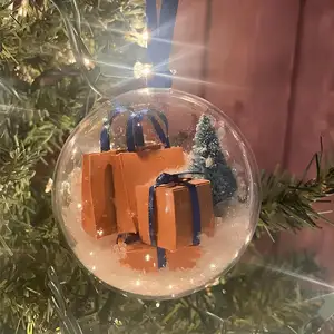 7-12Cm Nhựa Cây Bóng Giáng Sinh Trang Trí Sphere Khổng Lồ Quả Bóng Giáng Sinh Lớn Đồ Trang Trí Giáng Sinh Đám Cưới Trần Trang Trí Nội Thất