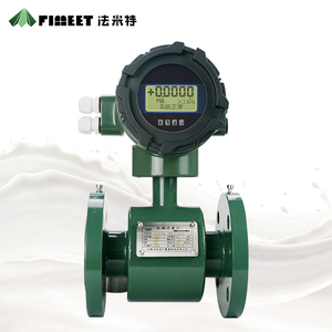 Flow Meter Elektromagnetik Submersible DN80 FIMEET dari Baja Anti Karat untuk Cairan/Air/Minyak dengan Sambungan Flens +/-0.5% - Product Image 1
