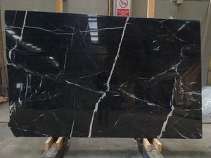 Azulejo de mármol negro Alexandrette turco Nero Marquina Alanya Royal con vetas blancas Diseño de piso y pared interior - Product Image 6