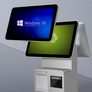 Màn hình cảm ứng kép 15.6inch thanh toán tất cả trong một tiền mặt đăng ký máy thiết bị đầu cuối Pos với máy in máy quét cho bán lẻ nhà hàng - Product Image 4