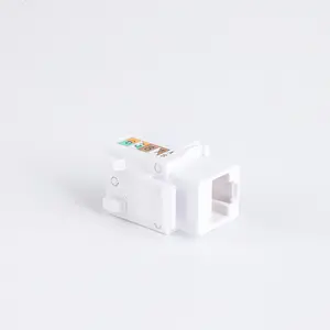 Conector hembra RJ45 Keystone Jack Módulo enchufe CAT5e Cat6 UTP 90 grados sin blindaje Red Ethernet información computerk